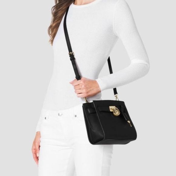 NWT Michael Kors Hamilton traveler crossbody in black - Picture 7 of 7